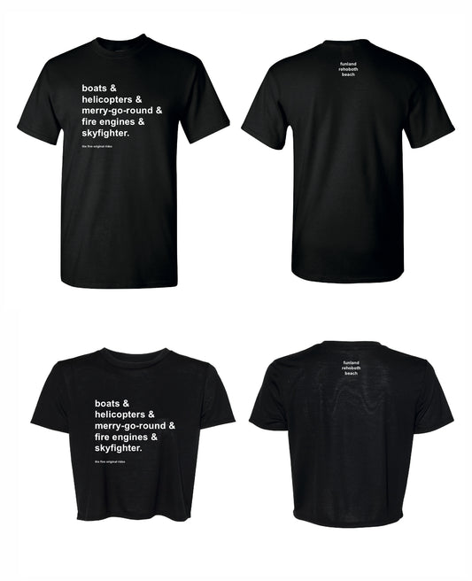 Adult 5 Original Rides Tee (Cropped & Regular length)