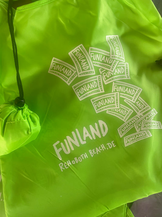 Funland ticket foldaway shopper bag