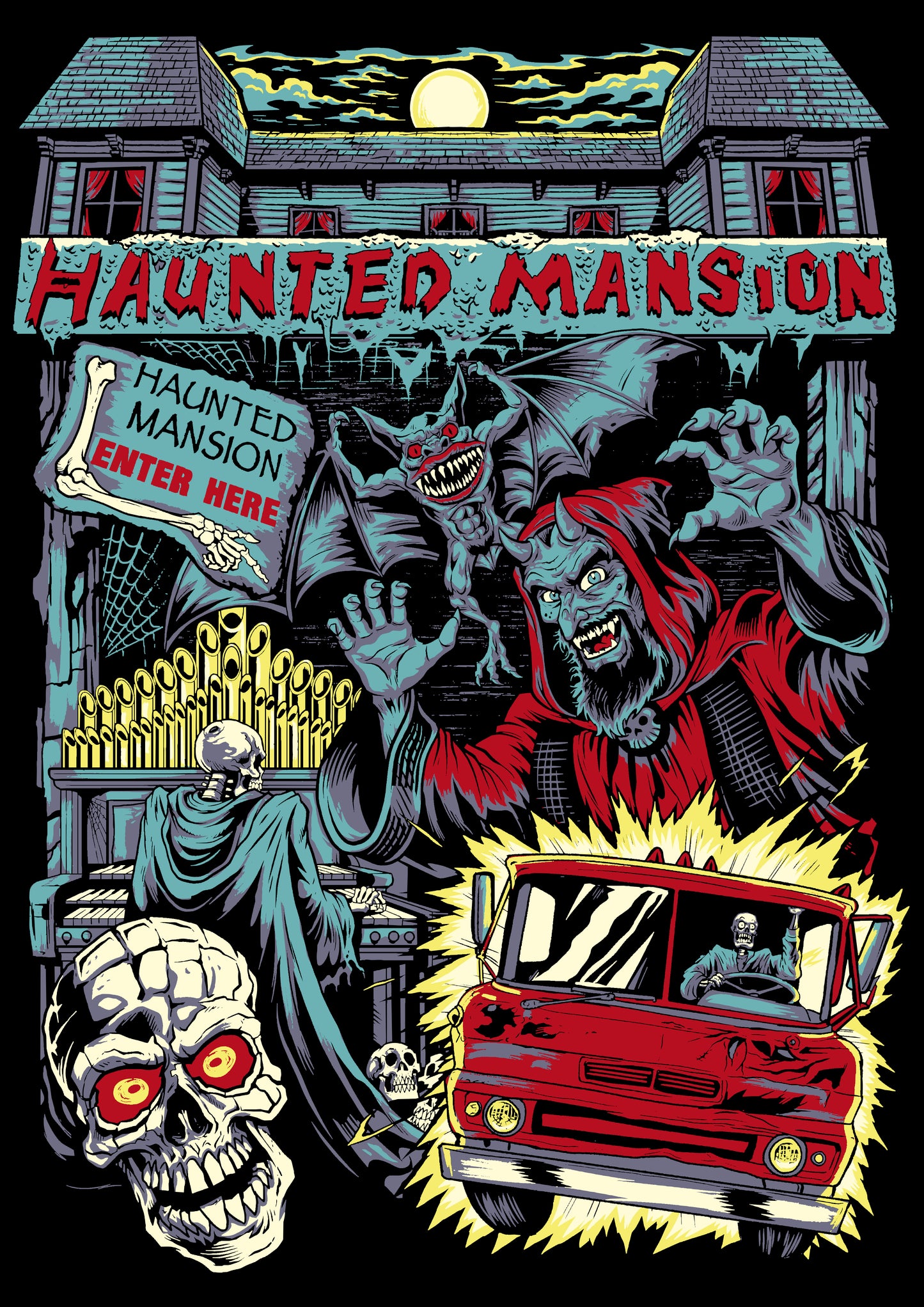 NEW 2026 Haunted Mansion t-shirt (PREORDER - delivery April 2026)