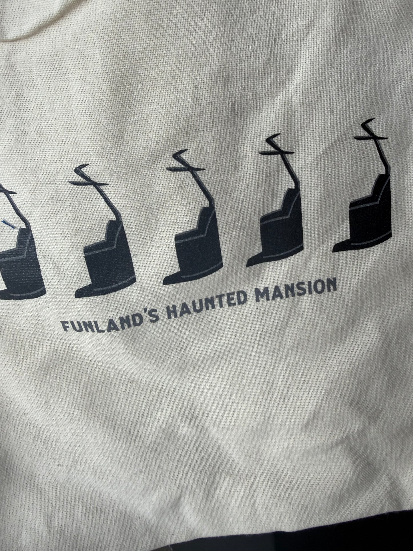 Haunted Mansion Car Canvas Tote Bag