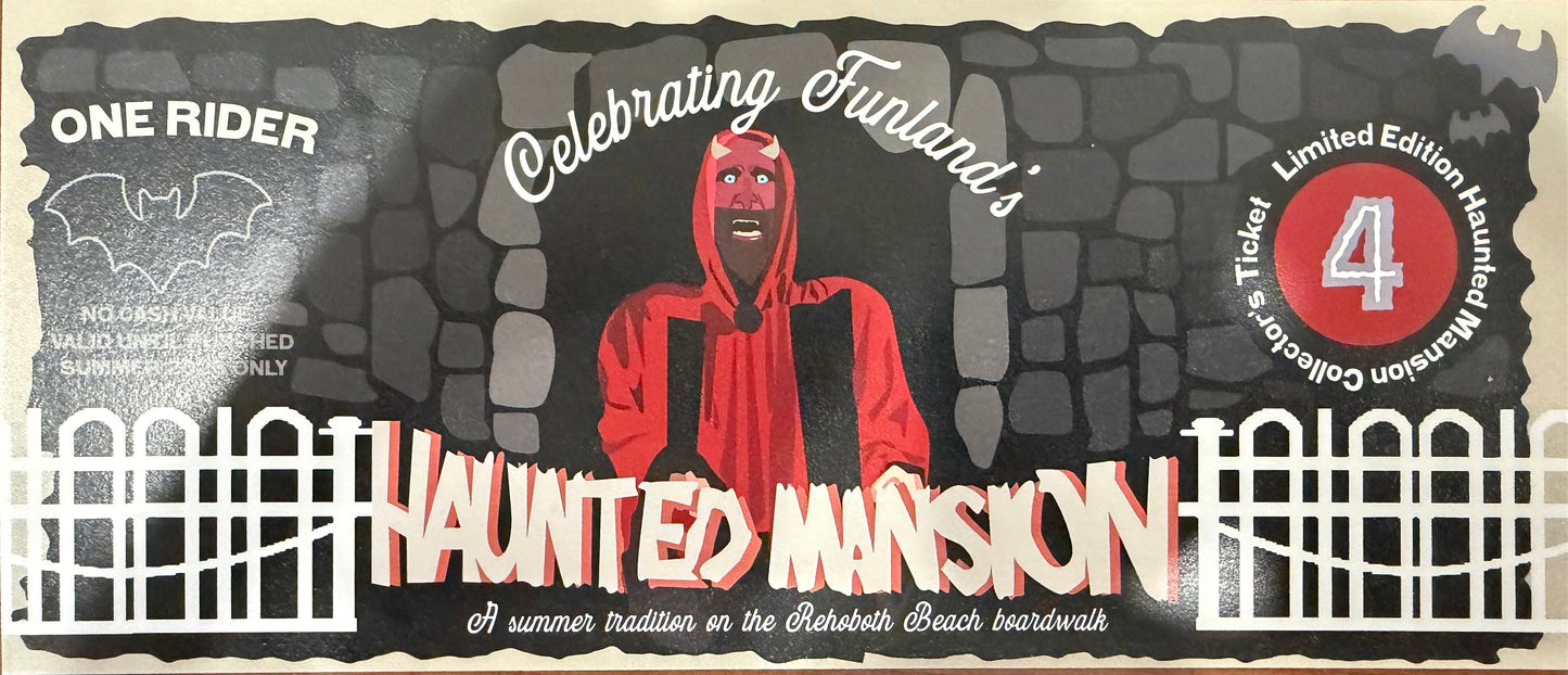 Haunted Mansion Commemorative Tickets