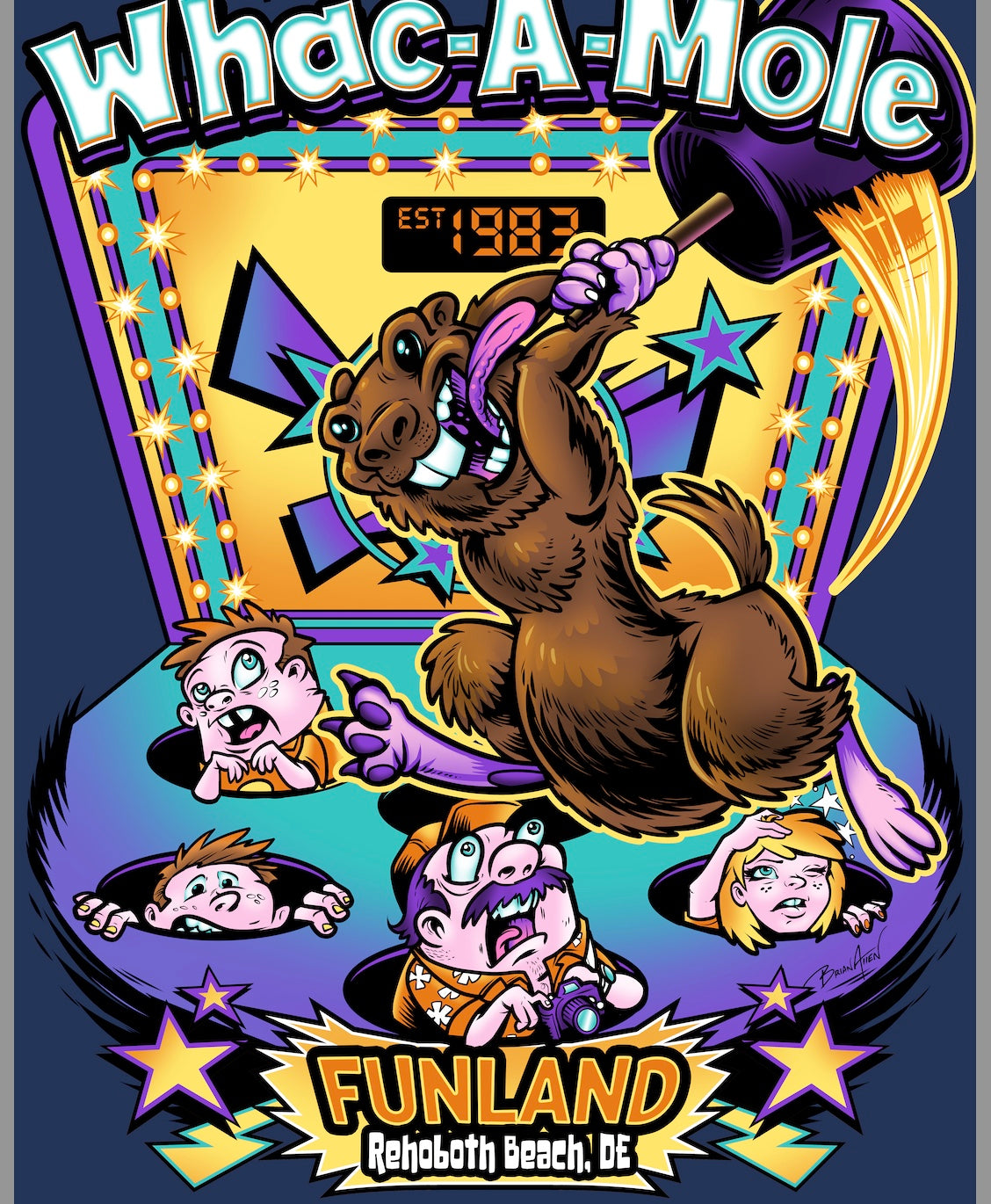 Whac-a-Mole 40th Anniversary Shirt