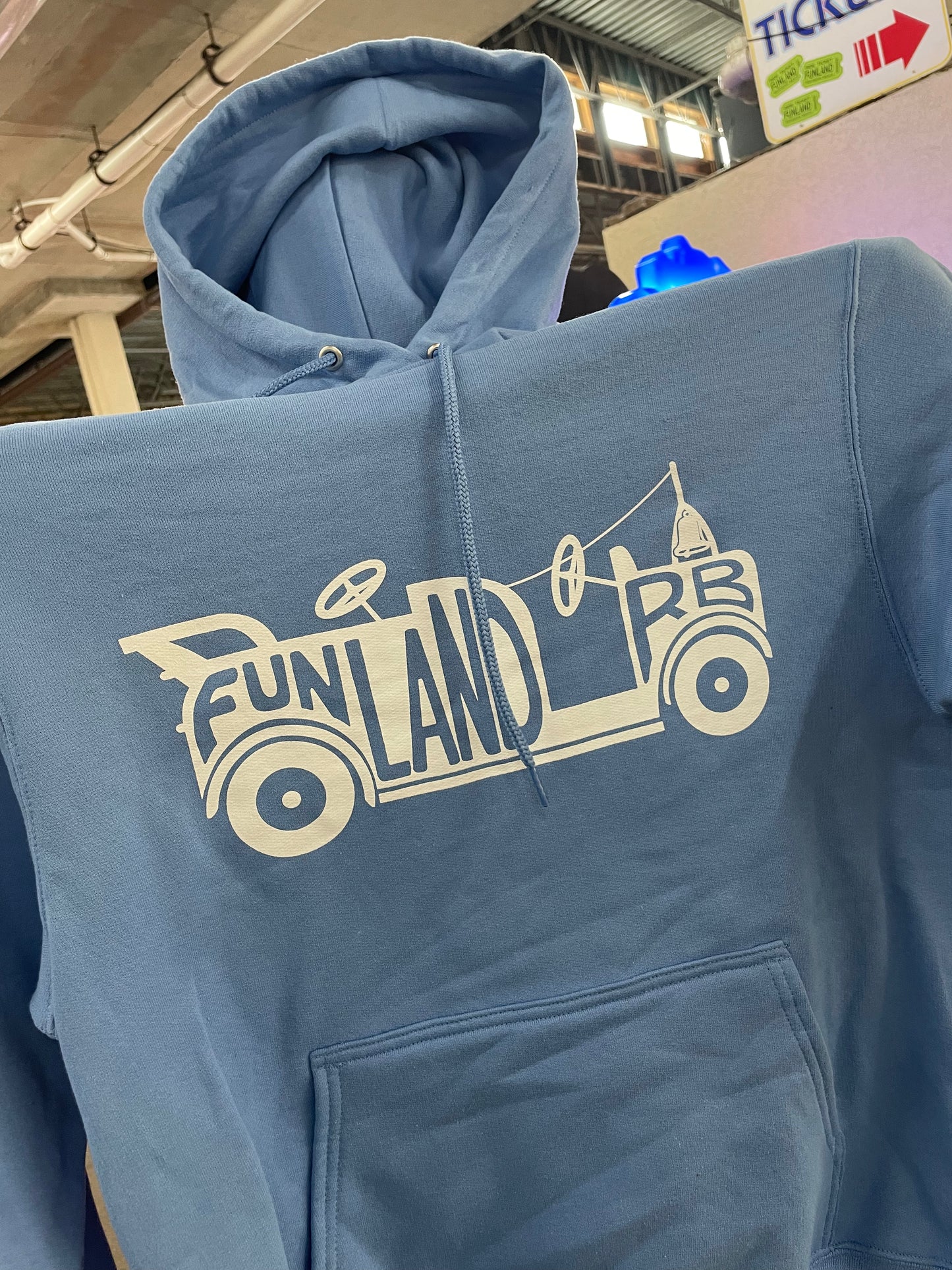 Funland Fire Engine Hoodie (Carolina Blue)