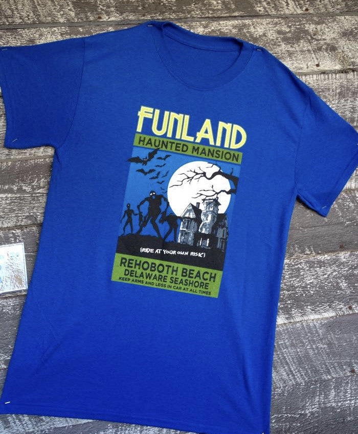 Haunted Mansion t-shirt (BLUE)