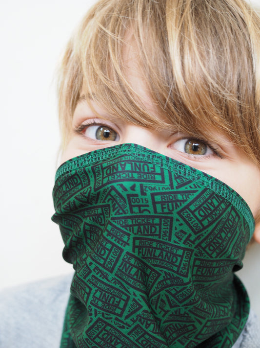 Funland Ticket Neck Gaiter