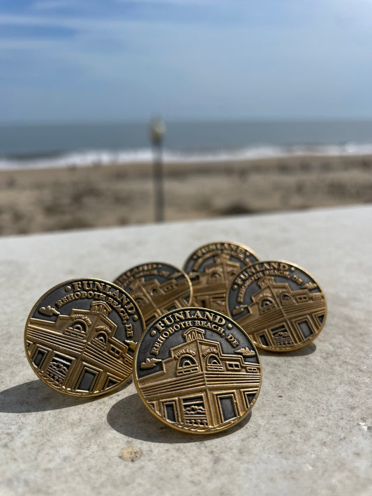 Die Struck Antique style Lapel Pin