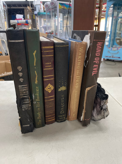 Evil Hand Book Stack