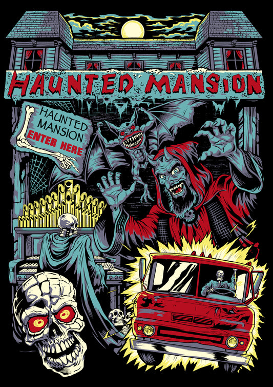 NEW 2026 Haunted Mansion t-shirt (PREORDER - delivery April 2026)