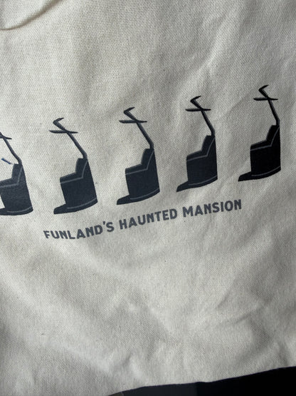 Haunted Mansion Car Canvas Tote Bag