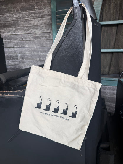 Haunted Mansion Car Canvas Tote Bag