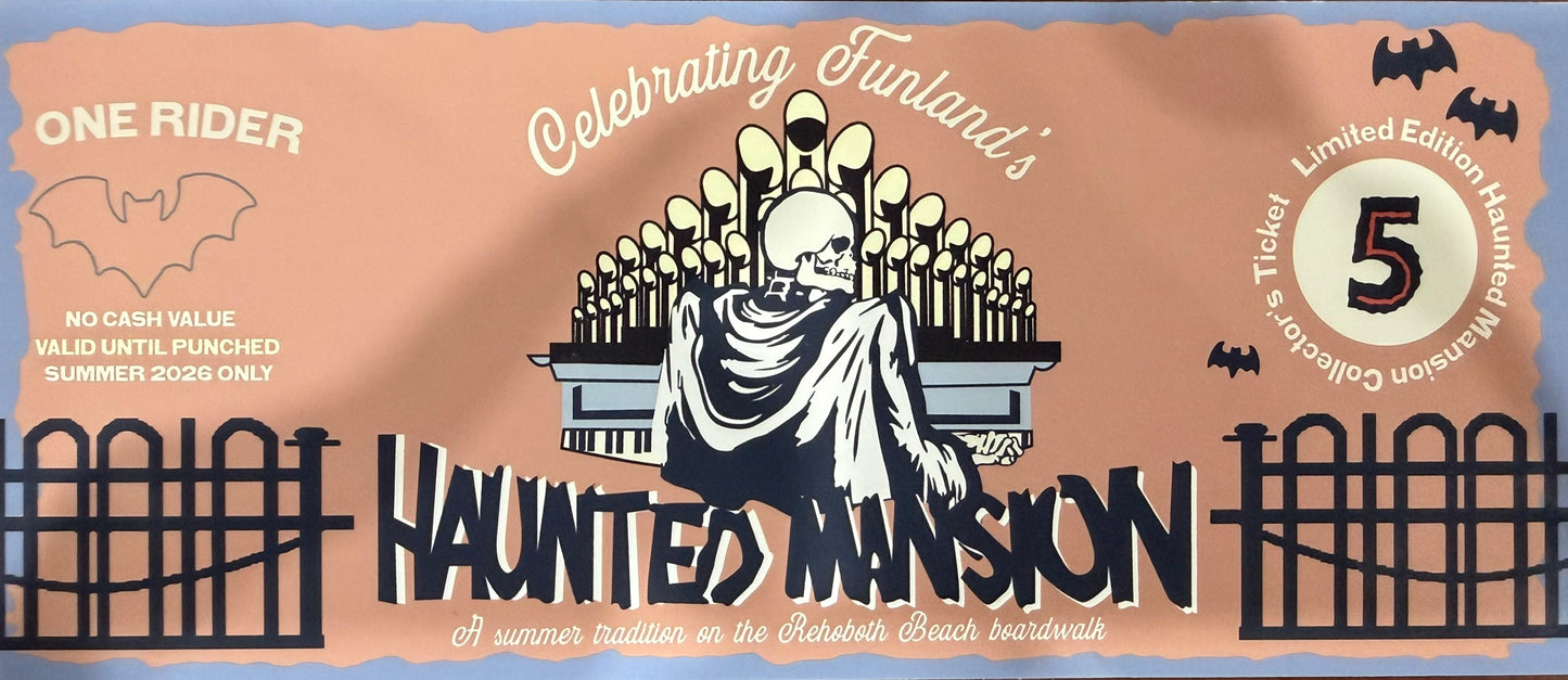 Haunted Mansion Commemorative Tickets