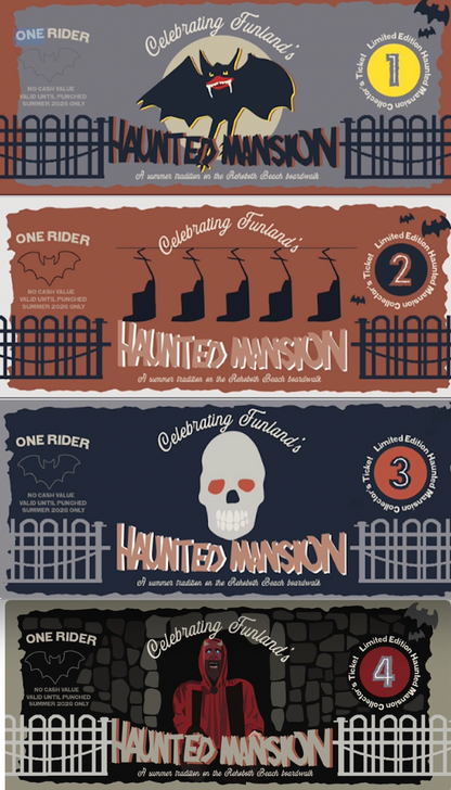 Haunted Mansion Commemorative Tickets