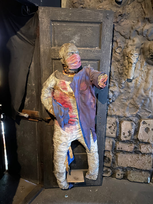 "Mummy" Door Scare Prop