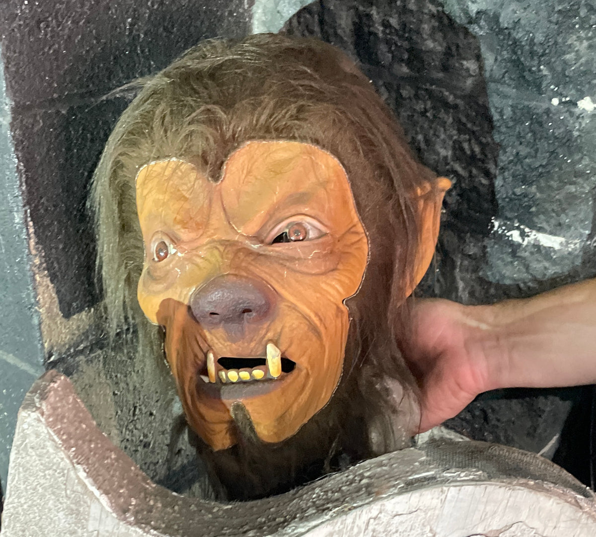 "Legend Tells of a Werewolf" Gravestone Prop