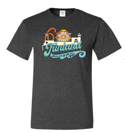 Funland Design Tee (Grey) (Youth sizes left plus Adult Small)