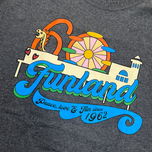 Funland Design Tee (Grey) (Youth sizes left plus Adult Small)