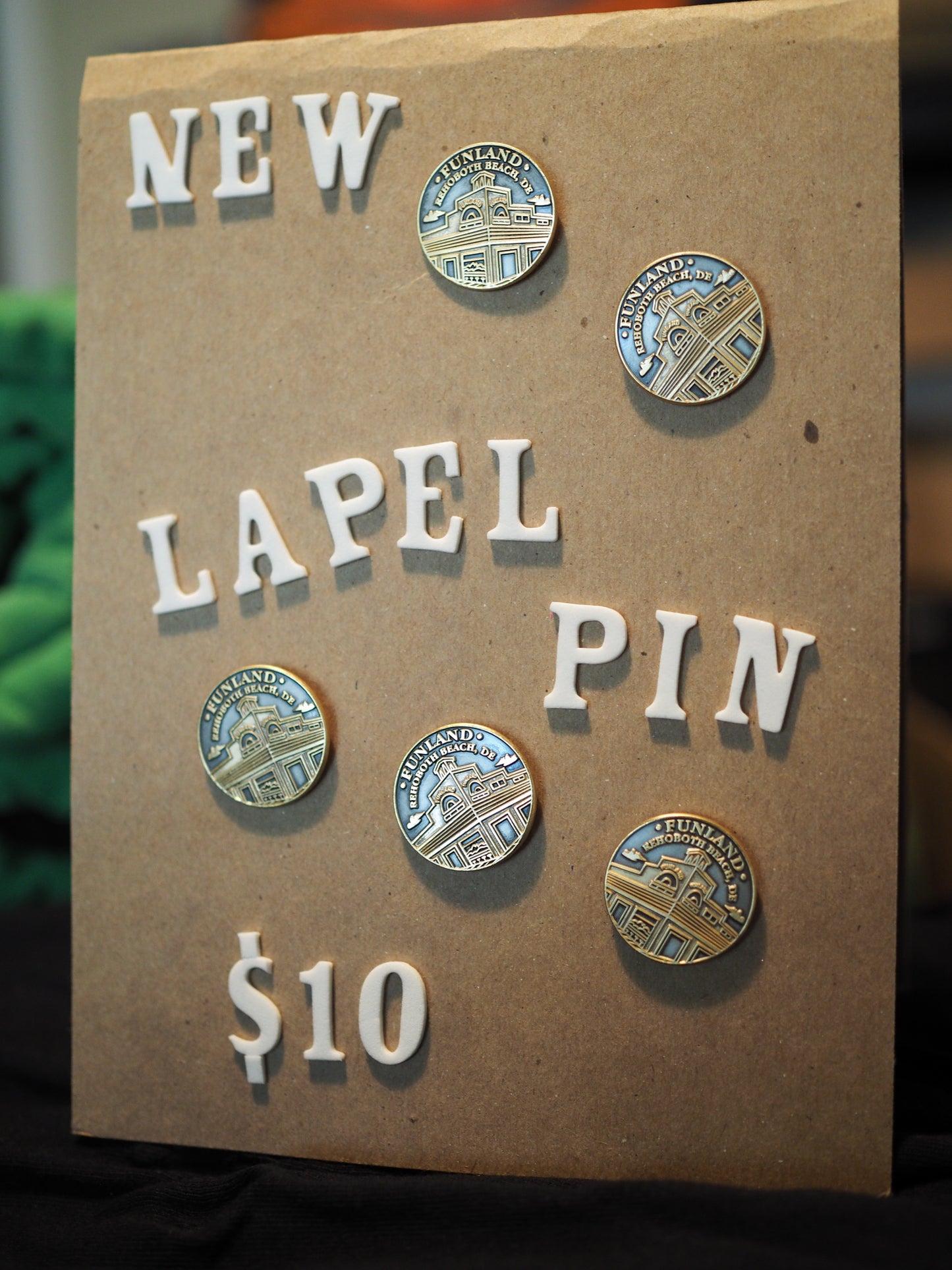 Die Struck Antique style Lapel Pin